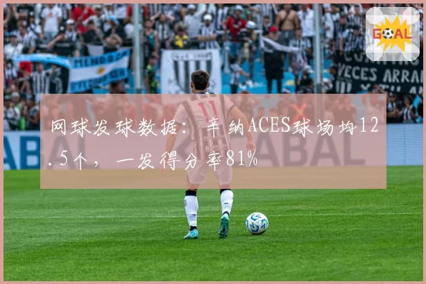 网球发球数据：辛纳ACES球场均12.5个，一发得分率81%
