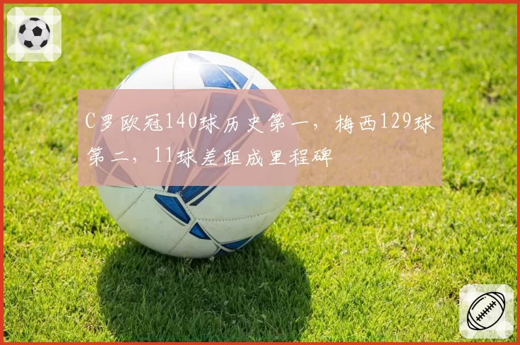 C罗欧冠140球历史第一,梅西129球第二,11球差距成里程碑
